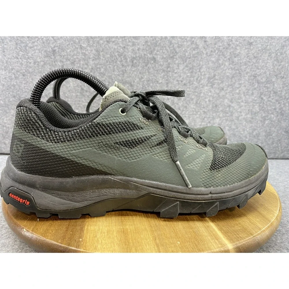 Salomon Outline Low Gore-Tex‎ Hiking Shoes Muted Green Men's US 7.5